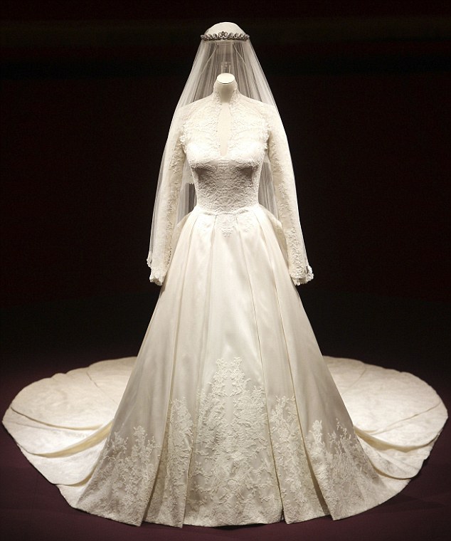  the Alexander McQueen wedding dress which is displayed in the Ball Room 